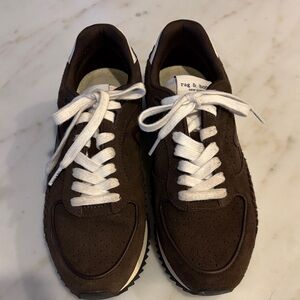 Rag & Bone Drift Runner Sneaker Women’s Dark Brown with White Laces